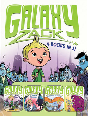 Galaxy Zack 4 Books in 1!: Hello, Nebulon!; Journey to Juno; The Prehistoric Planet; Monsters in Space!,Used