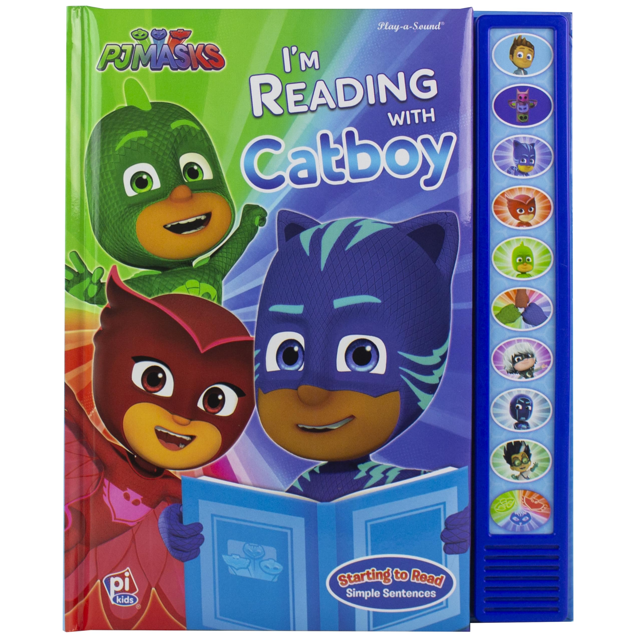 PJ Masks  I'm Ready to Read with Catboy Interactive ReadAlong Sound Book  Great for Early Readers  PI Kids (PlayASound),New