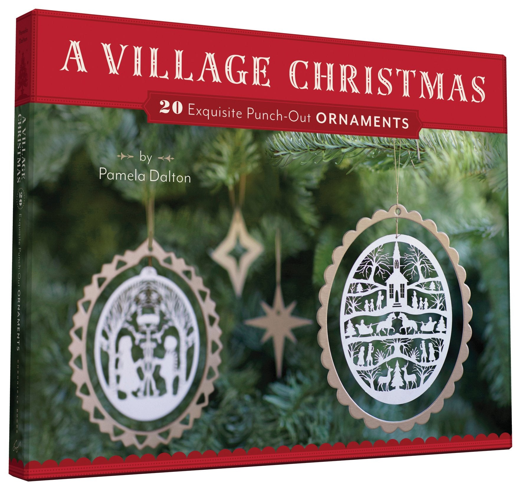 A Village Christmas: 20 Exquisite Punchout Ornaments