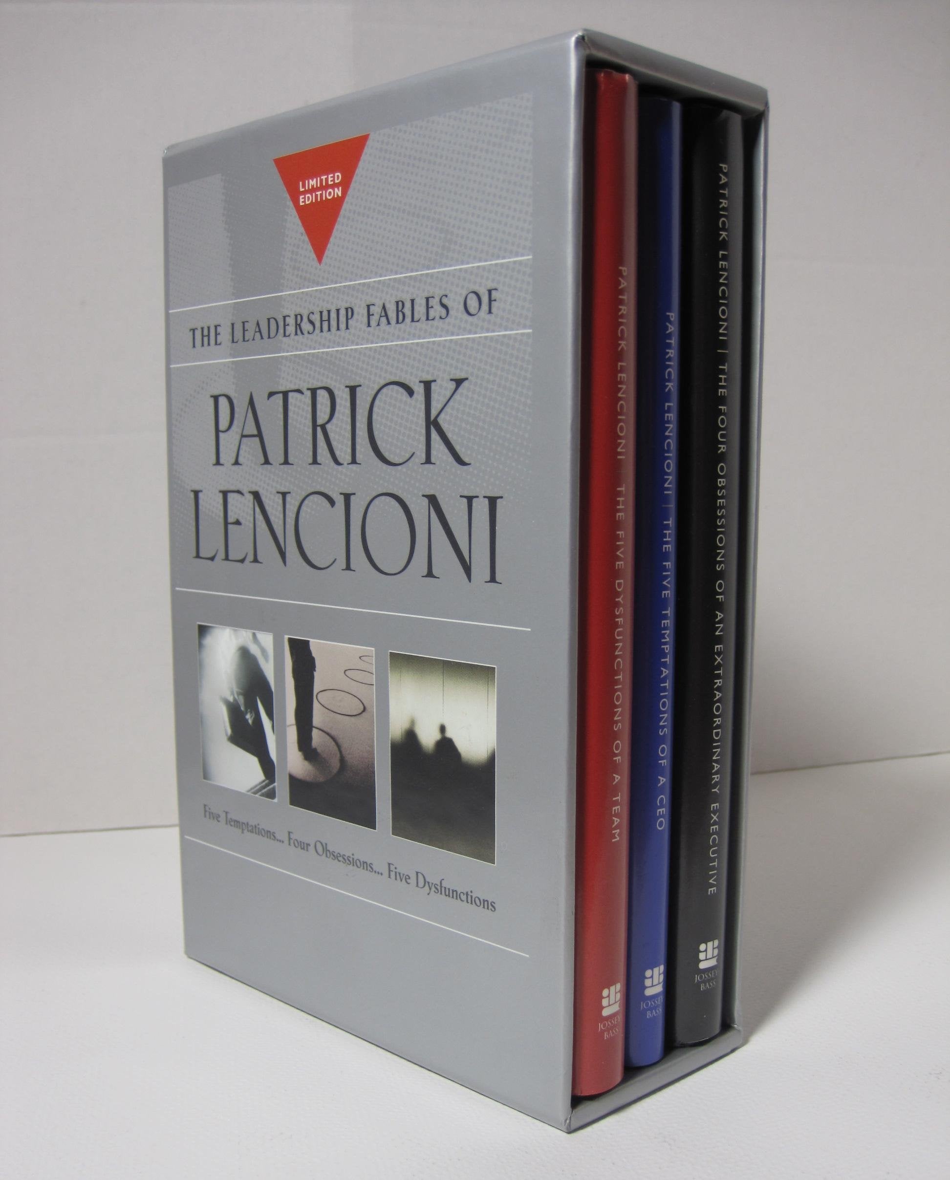 The Leadership Fables of Patrick Lencioni, Box Set, contains: The Five Temptations of a CEO; The Four Obsessions of an Extraordi,New