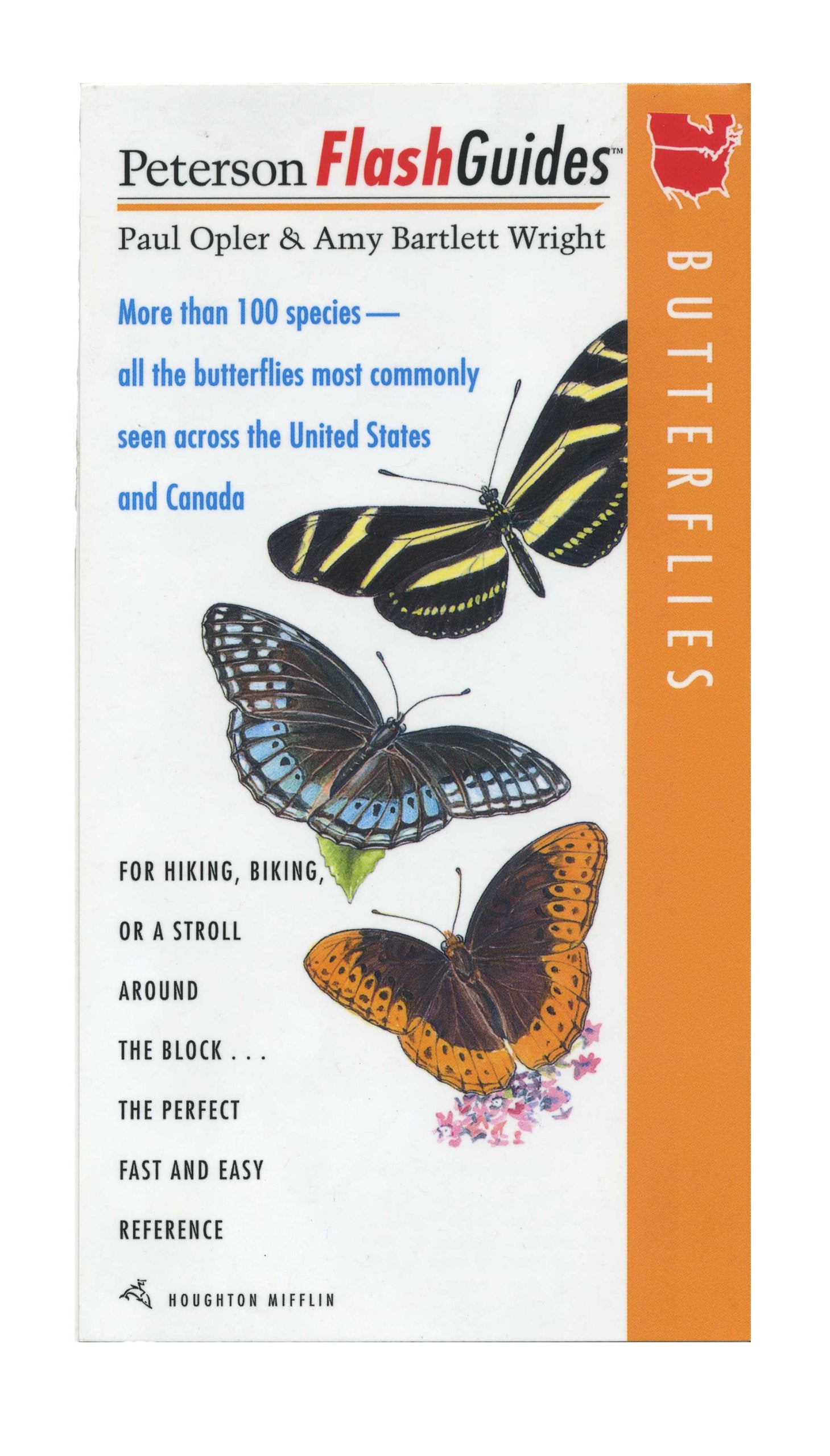 Peterson Flashguides Butterflies: More Than 100 Species All the Butterflies Most Commonly Seen Across the United States and Can,New