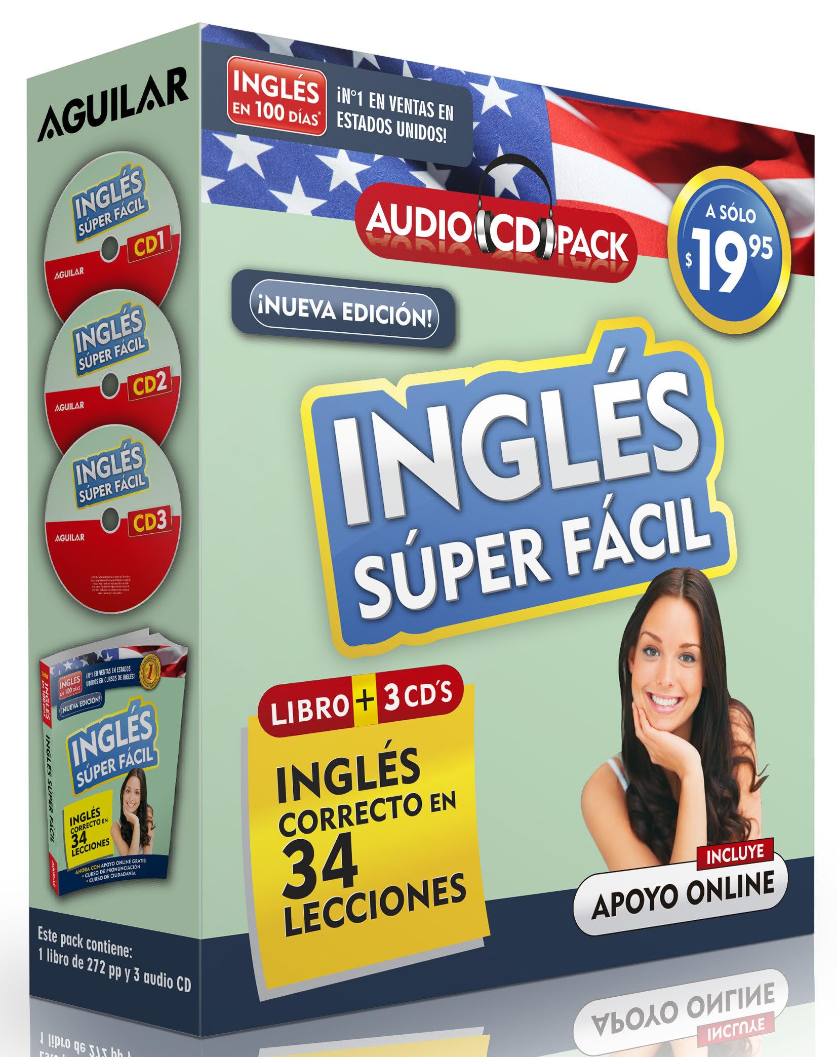 Ingls en 100 das  Ingls sper fcil (Audiopack) / English in 100 Days  Very Easy English Audio Pack (Spanish Edition),Used