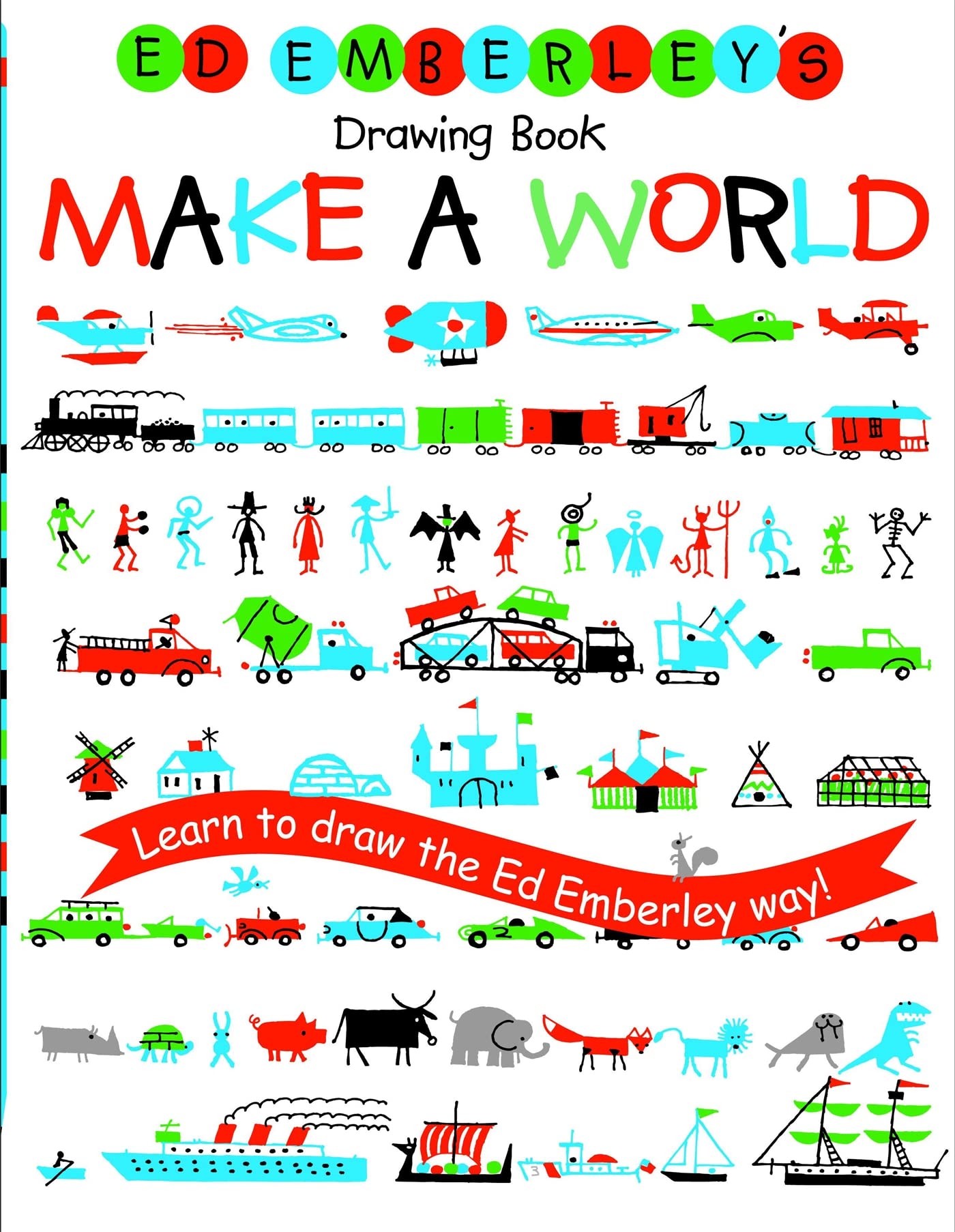 Ed Emberley'S Drawing Book: Make A World,Used