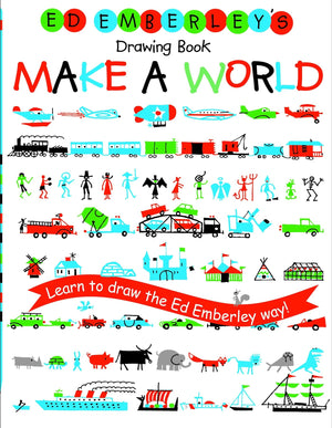 Ed Emberley'S Drawing Book: Make A World,Used