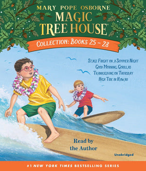 Magic Tree House Collection: Books 2528: #25 Stage Fright on a Summer Night; #26 Good Morning, Gorillas; #27 Thanksgiving on Th,Used