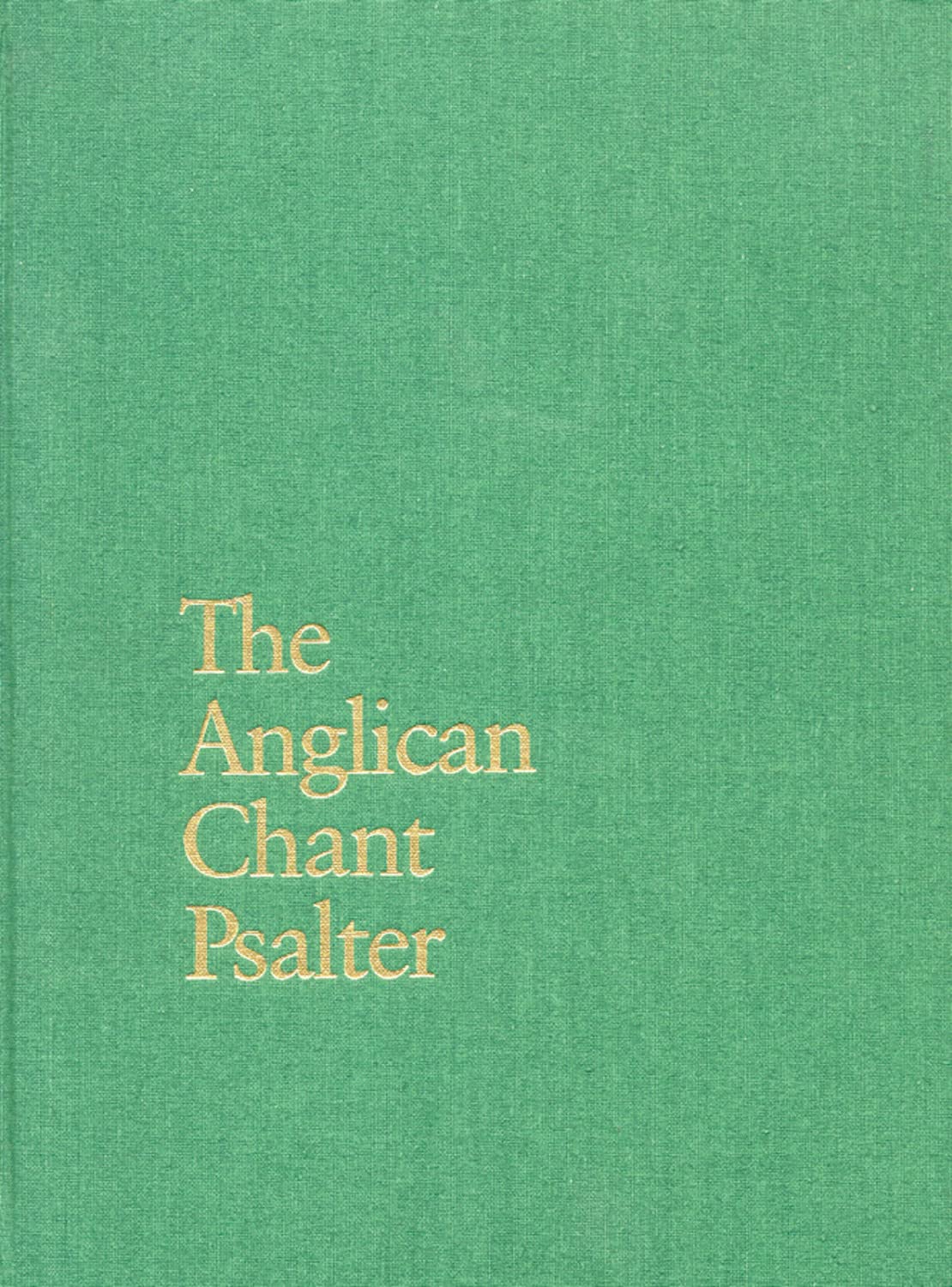 The Anglican Chant Psalter,Used