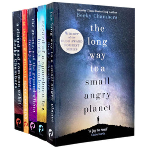 Wayfarers Series by Becky Chambers 5 Books Collection Set (The Long Way to a Small, Angry Planet, A Closed and Common Orbit, Rec