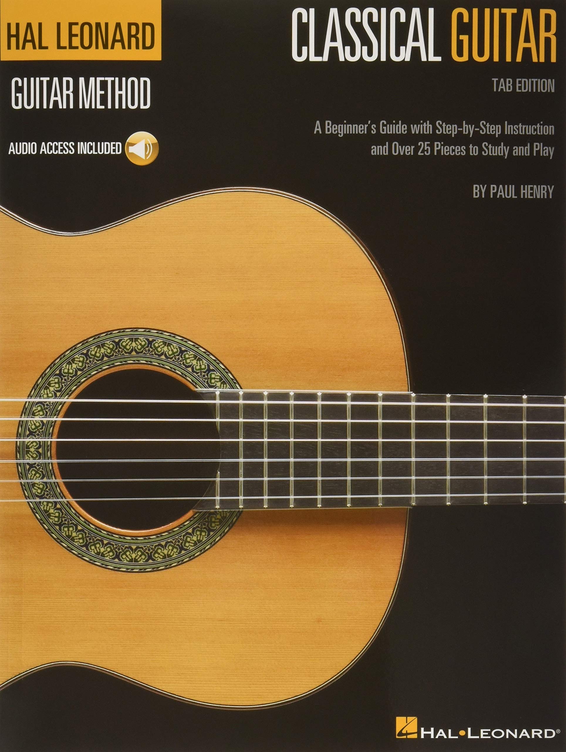 Hal Leonard Classical Guitar Method (Tab Edition) Book/Online Audio (Hal Leonard Guitar Method),Used