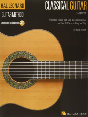 Hal Leonard Classical Guitar Method (Tab Edition) Book/Online Audio (Hal Leonard Guitar Method),Used