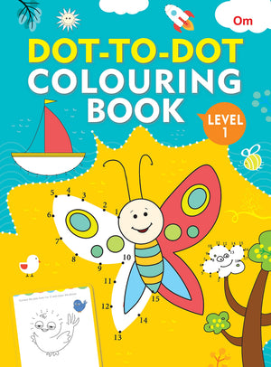Colouring Book : Dot-To-Dot Colouring Book Level 1