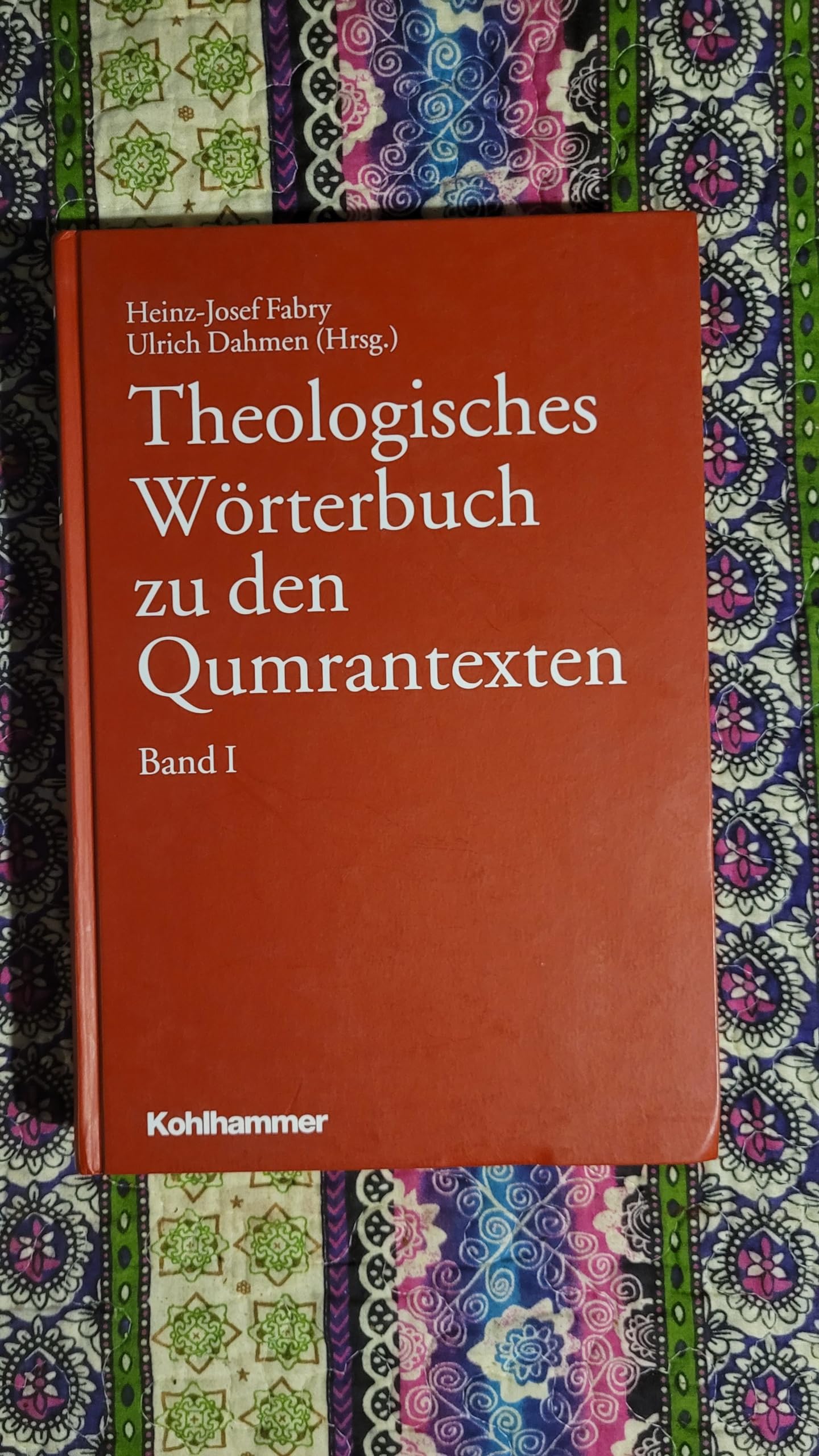 Theologisches Worterbuch Zu Den Qumrantexten (1) (German Edition),Used