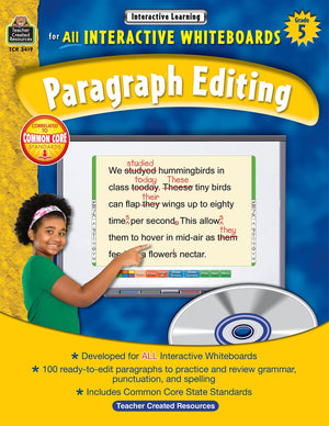 Interactive Learning: Paragraph Editing: Grade 5,Used