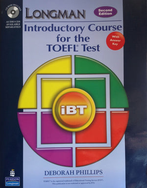 Longman Introductory Course for the TOEFL Test: iBT (Student Book with CDROM and Answer Key) (Requires Audio CDs) (2nd Edition),Used