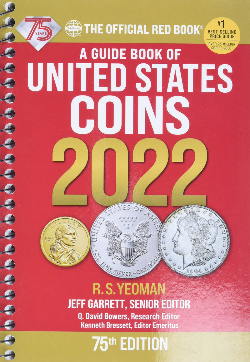 A Guide Book Of United States Coins 2022 75Th Edition,New