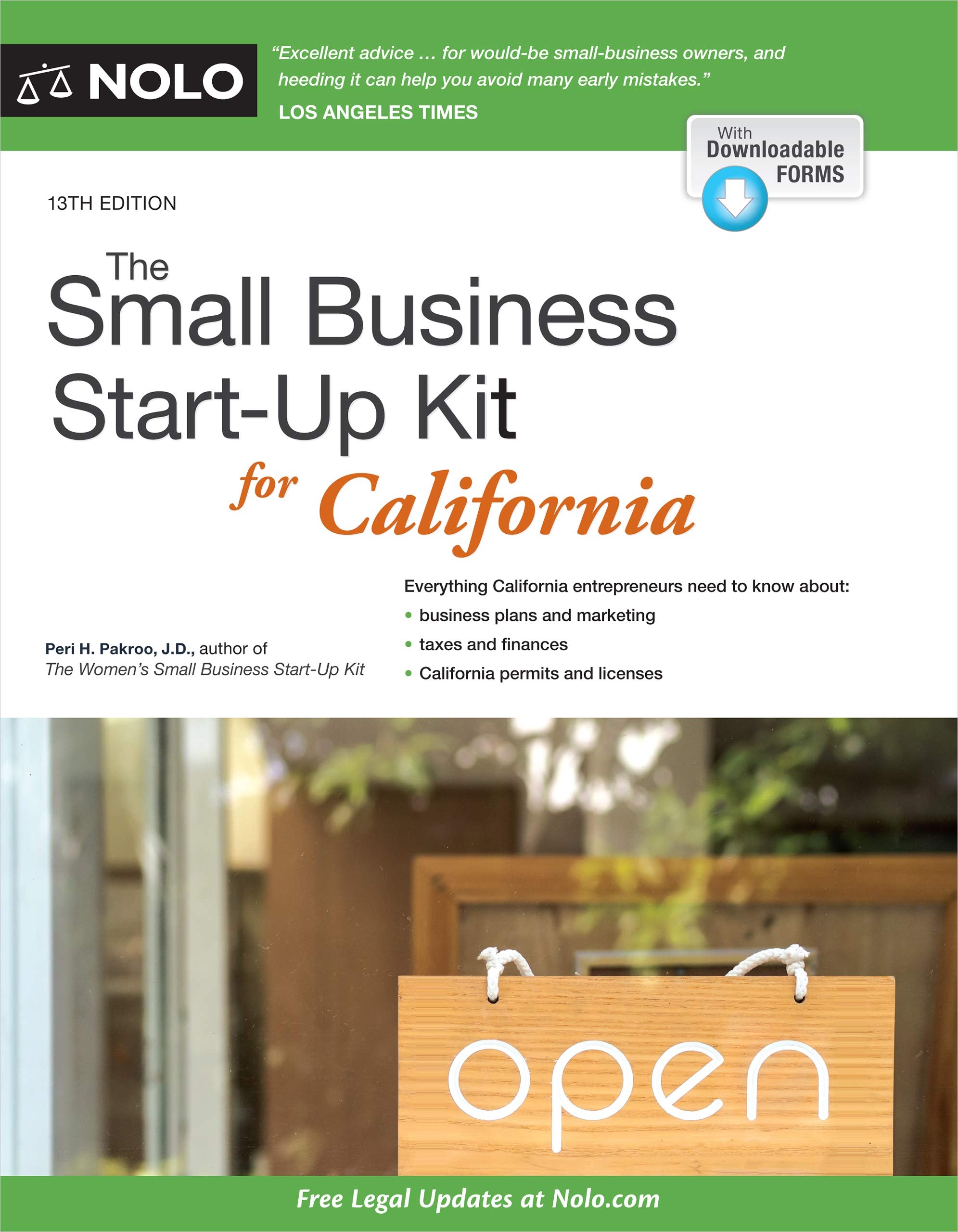 Small Business StartUp Kit for California, The,Used