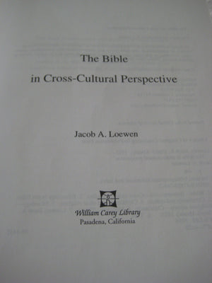 The Bible in CrossCultural Perspective,Used