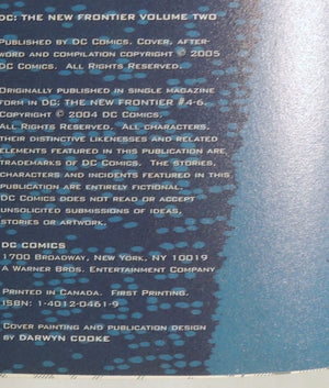DC: The New Frontier  VOL 02,Used