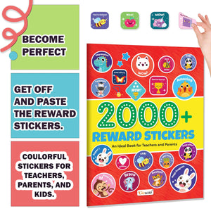 2000+ Reward Stickers : My Book Of All In One Stickers For Kindergarten, Lkg, Ukg, Nursery Reward Stickers For Teachers And Parents