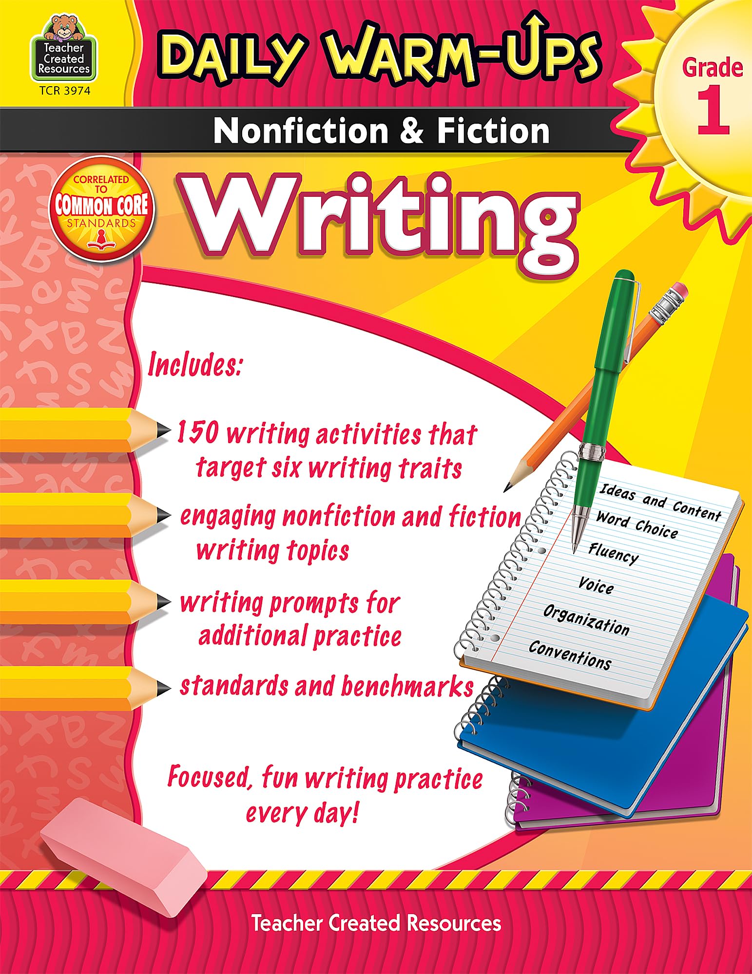Daily WarmUps: Nonfiction & Fiction Writing Grd 1: Nonfiction & Fiction Writing Grd 1,Used