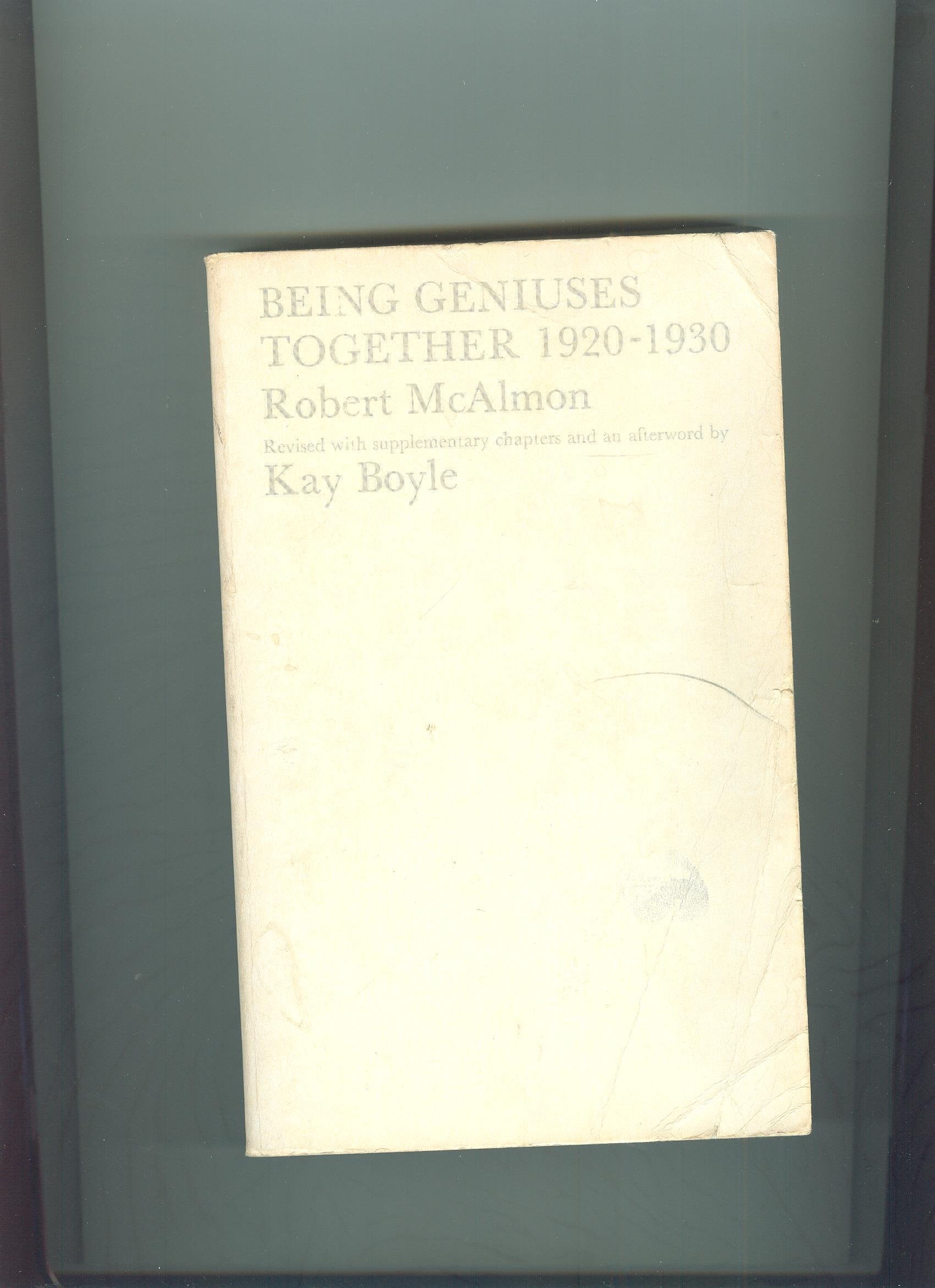 Being Geniuses Together 19201930 (Revised With Supplementary Chapters And An Afterword By Kay Boyle)