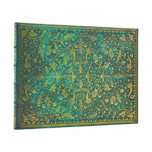Emerald Flower Guest Book Unlined Hardcover Guest Book, 144Pg, 120Gsm, MarshS Library By Paperblanks (NatureS Grace)