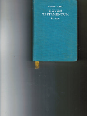 Novum Testamentum Graece,New