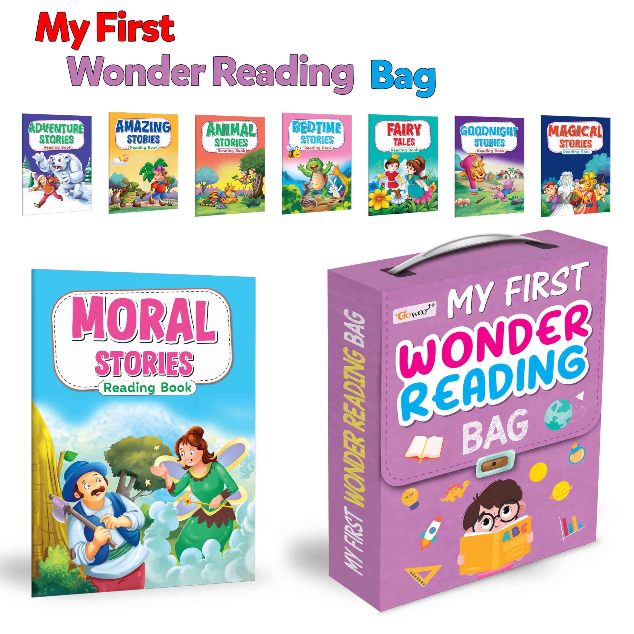 My First Story Box : Kids First Story Little Library, Story Book For Kids, Early Learning Books, Picture Book Collection For Early Readers, Box Of 8 Story Books