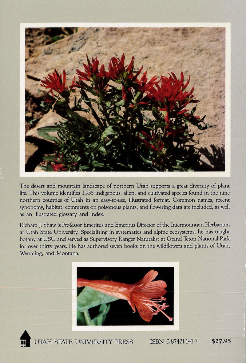Vascular Plants of Northern Utah: An Identification Manual,New