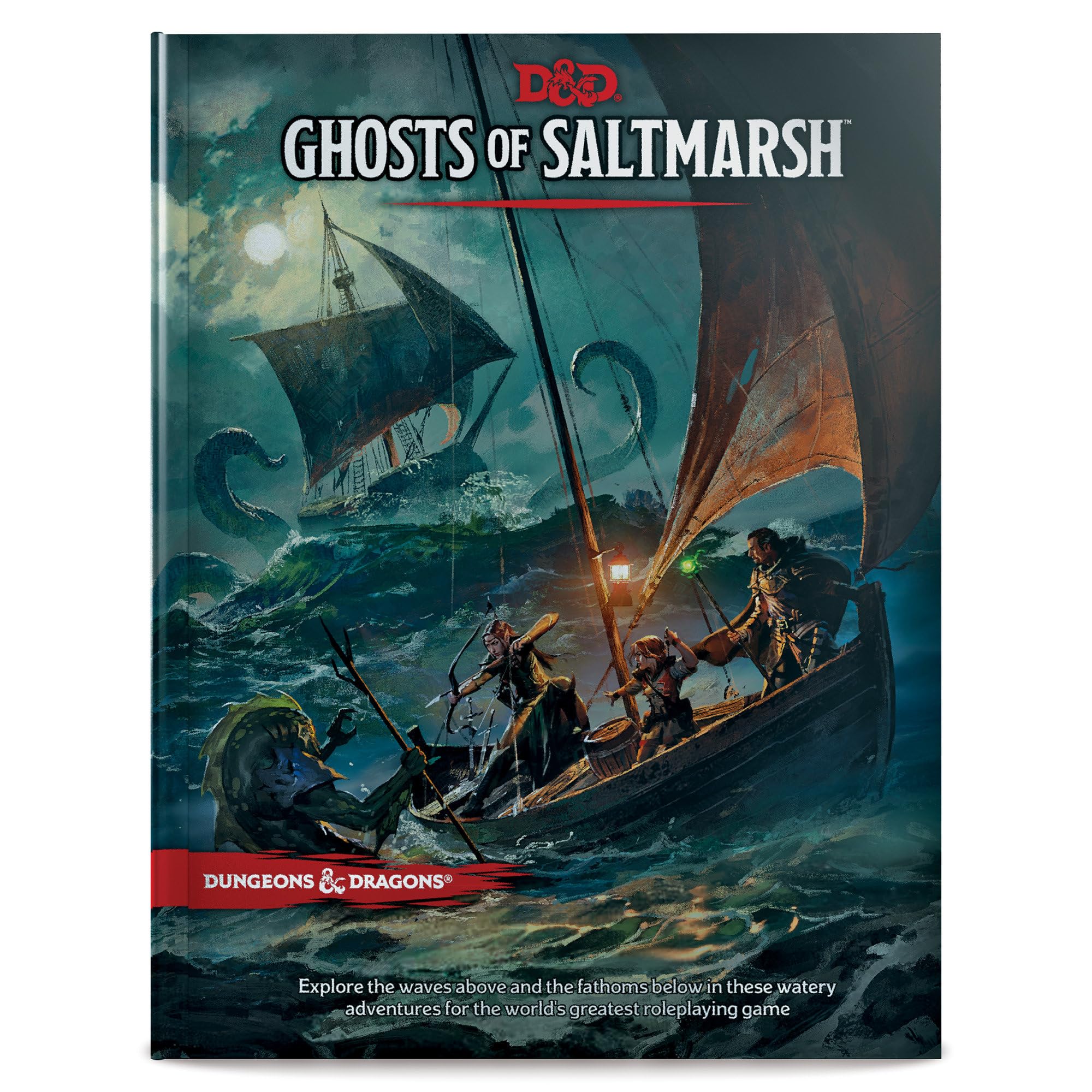Dungeons & Dragons Ghosts Of Saltmarsh Hardcover Book (D&D Adventure),Used