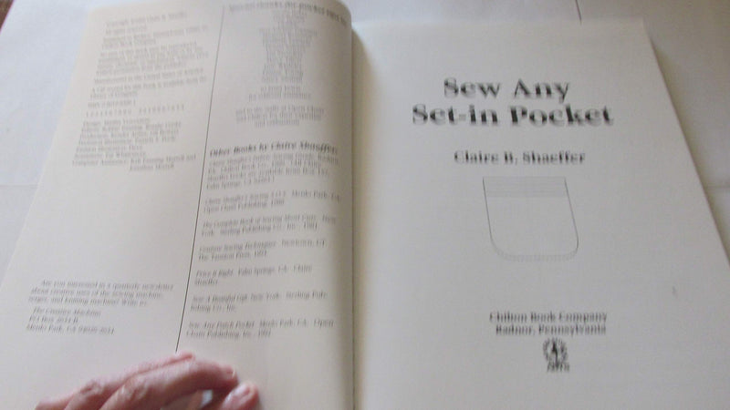 Sew Any SetIn Pocket,New