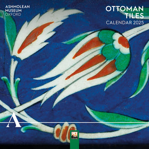 Ashmolean: Ottoman Tiles Mini Wall Calendar 2025 (Art Calendar),New