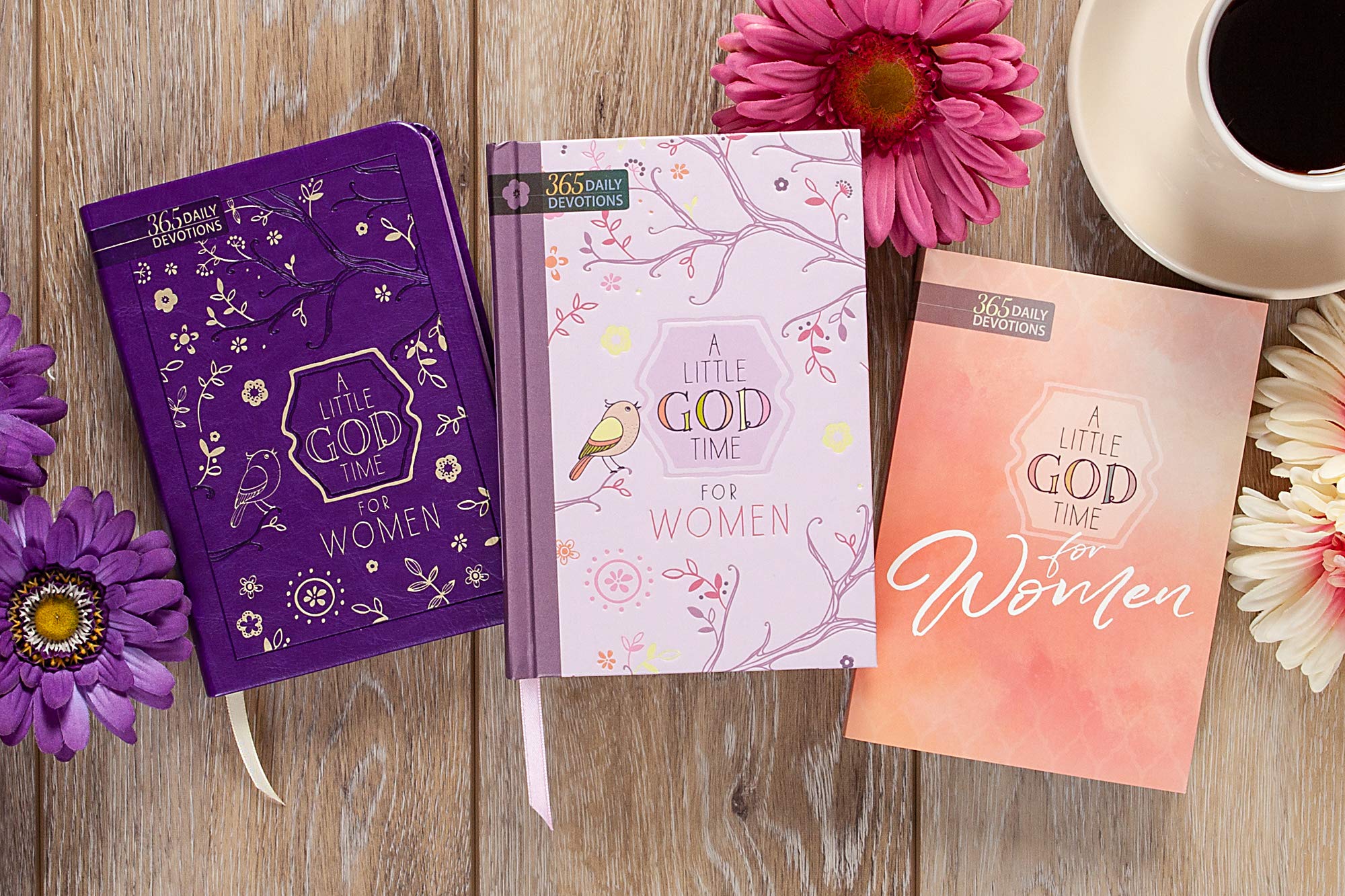 A Little God Time For Women: 365 Daily Devotions (Hardcover)  Motivational Devotionals For Women Of All Ages, Perfect Gift For
