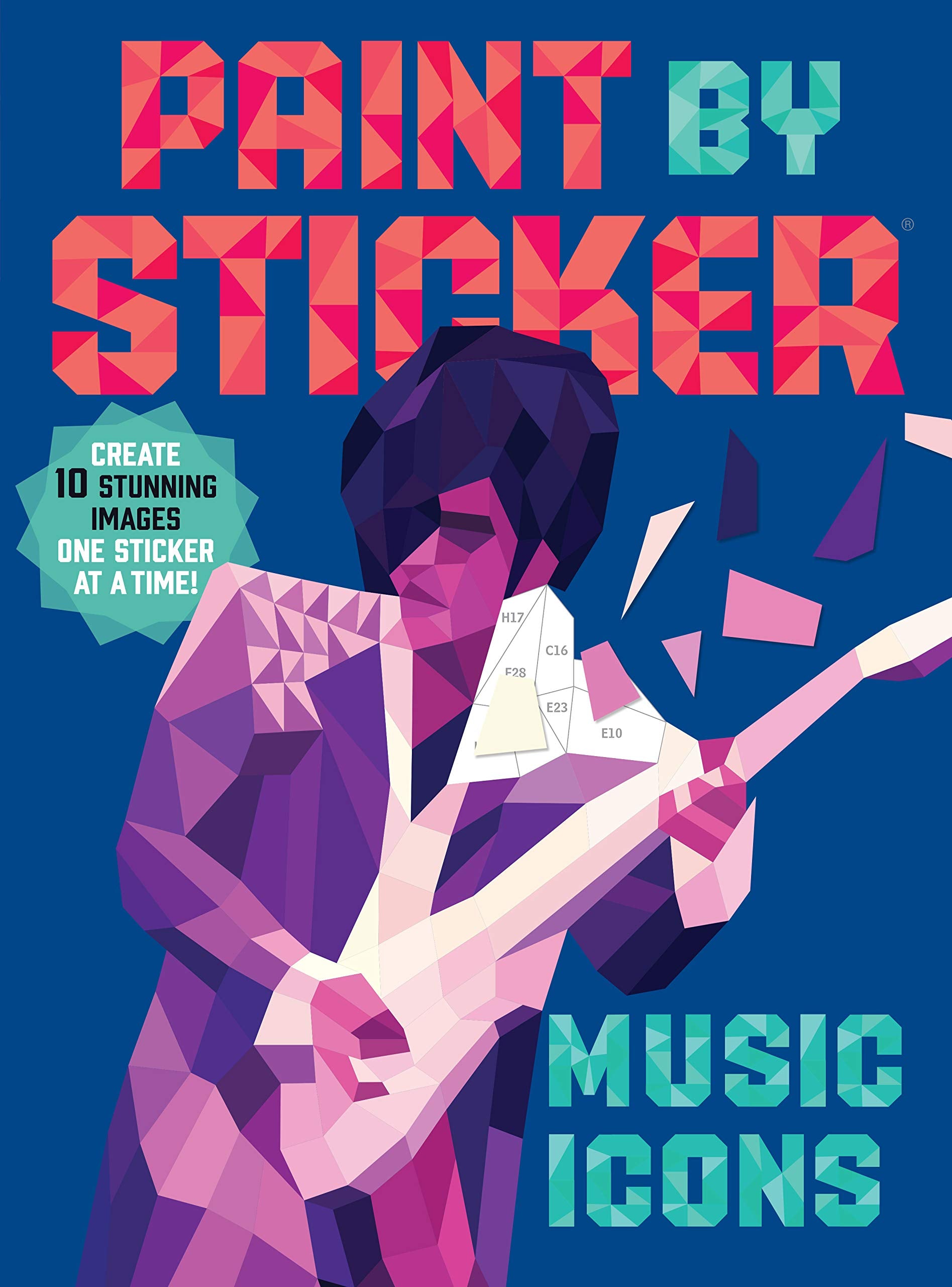 Paint by Sticker: Music Icons: Recreate 10 Classic Photographs One Sticker at a Time!,New