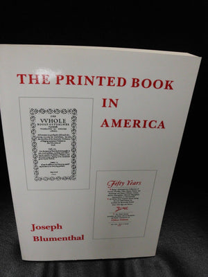 The Printed Book in America,Used