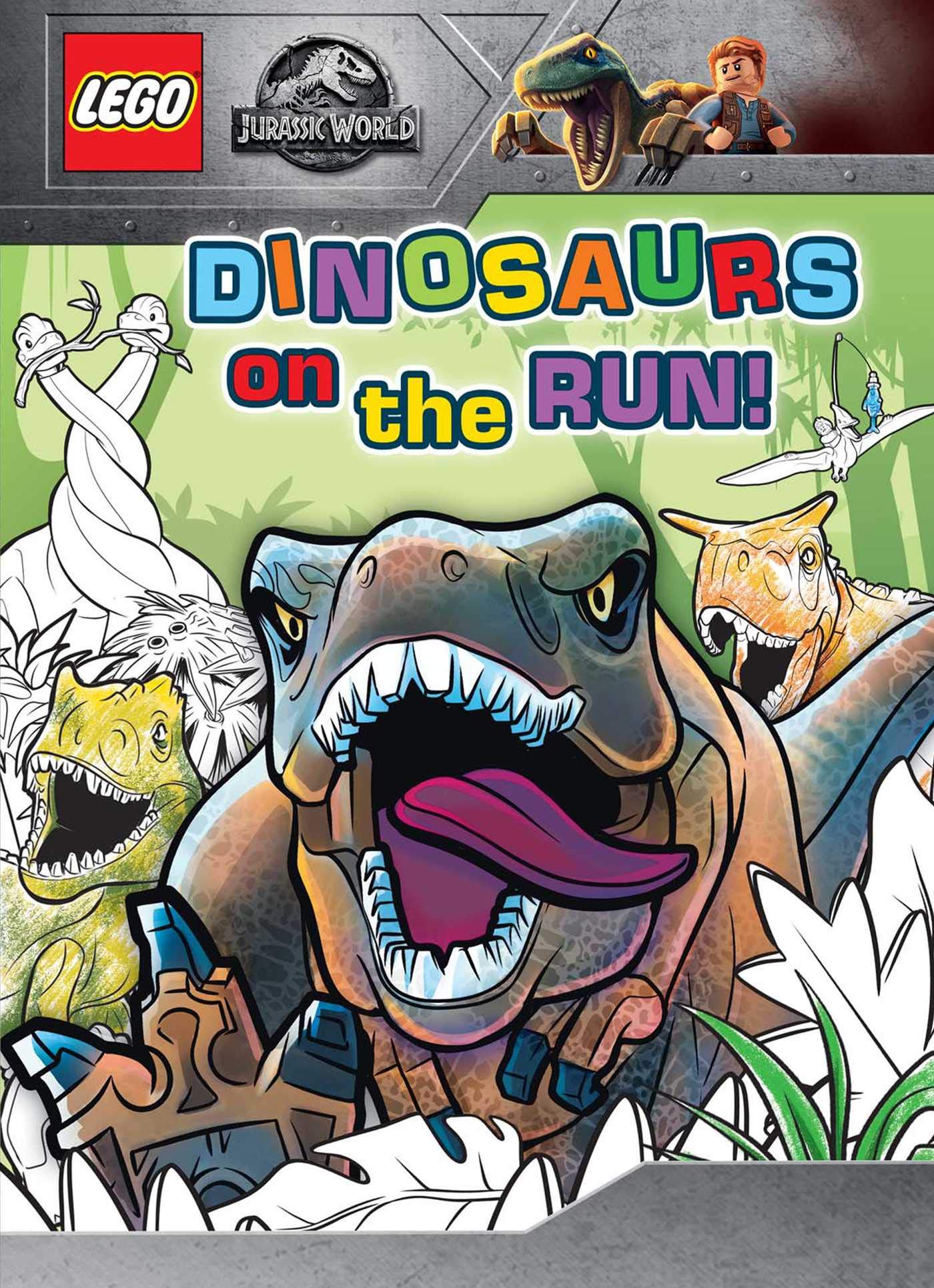 LEGO Jurassic World: Dinosaurs on the Run! (Coloring Book),Used