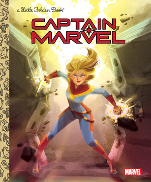 Captain Marvel Little Golden Book (Marvel),Used