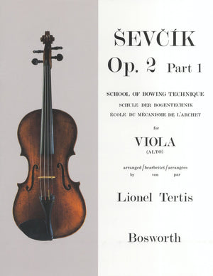 Sevcik for Viola  Opus 2, Part 1: School of Bowing Technique,Used