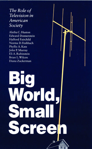 Big World, Small Screen: The Role of Television in American Society (Child, Youth, and Family Services),Used