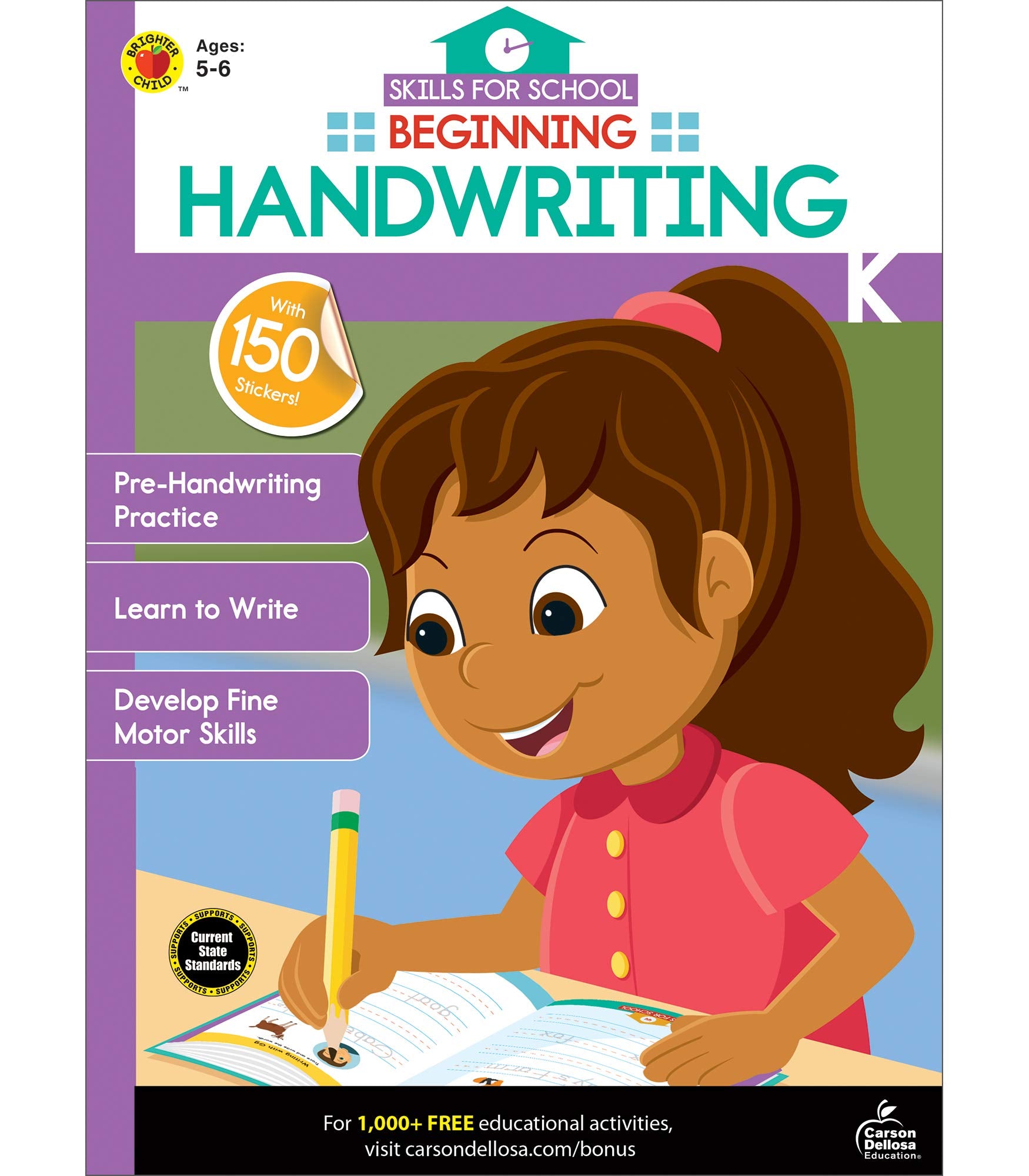 Skills for School Beginning Handwriting, Grades K  1,Used