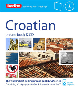 Berlitz Croatian Phrase Book & CD,Used