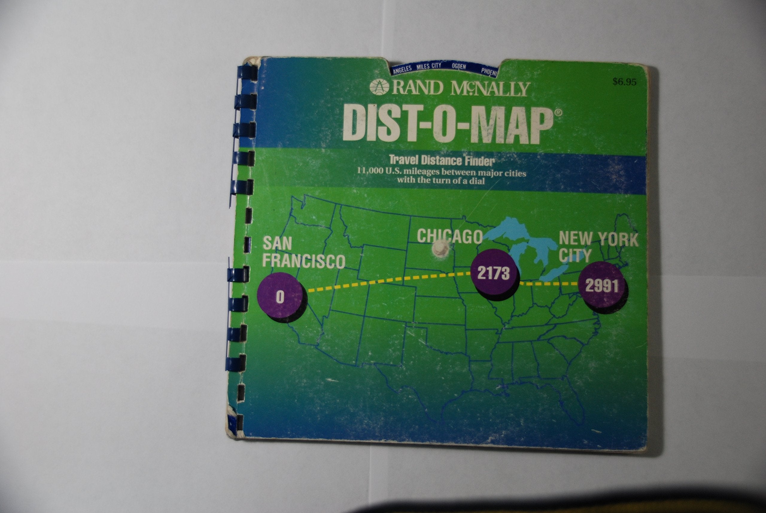 DistOMap: The Automatic Mileage Dialer : 11,000 U.S. Mileages at Your Fingertips, Routes and Major Cities, Fun and Educational,Used