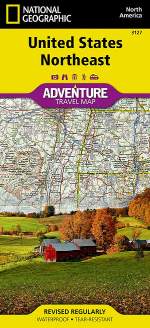United States, Northeast Map (National Geographic Adventure Map, 3127),New