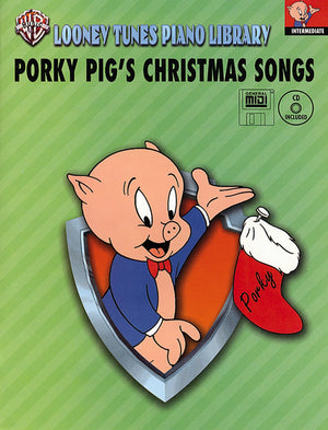 Looney Tunes Piano Library: Level 4  Porky Pig's Christmas Songs, Book, CD & General MIDI Disk,Used