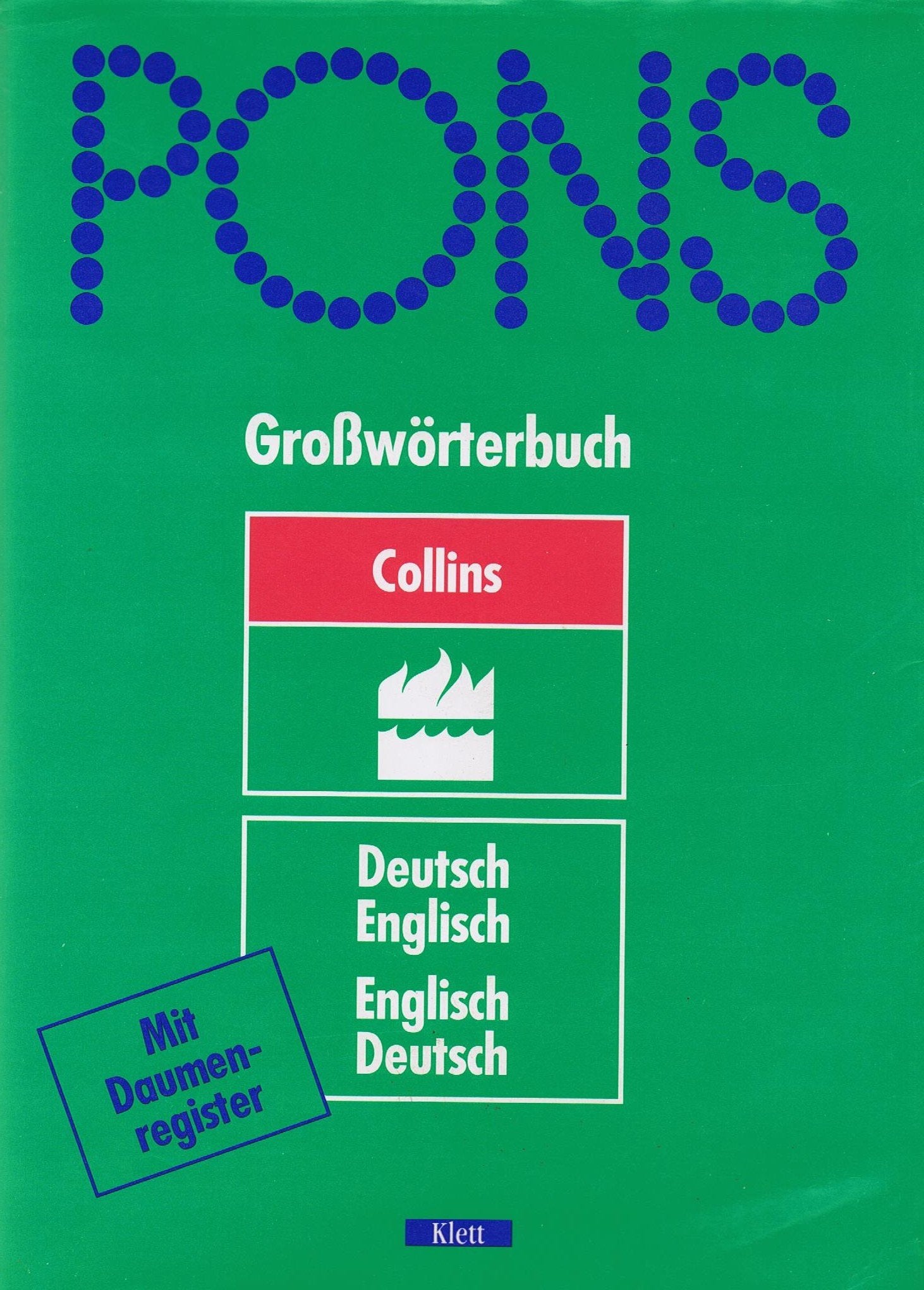 Collins GermanEnglish, EnglishGerman Dictionary : Unabridged,Used