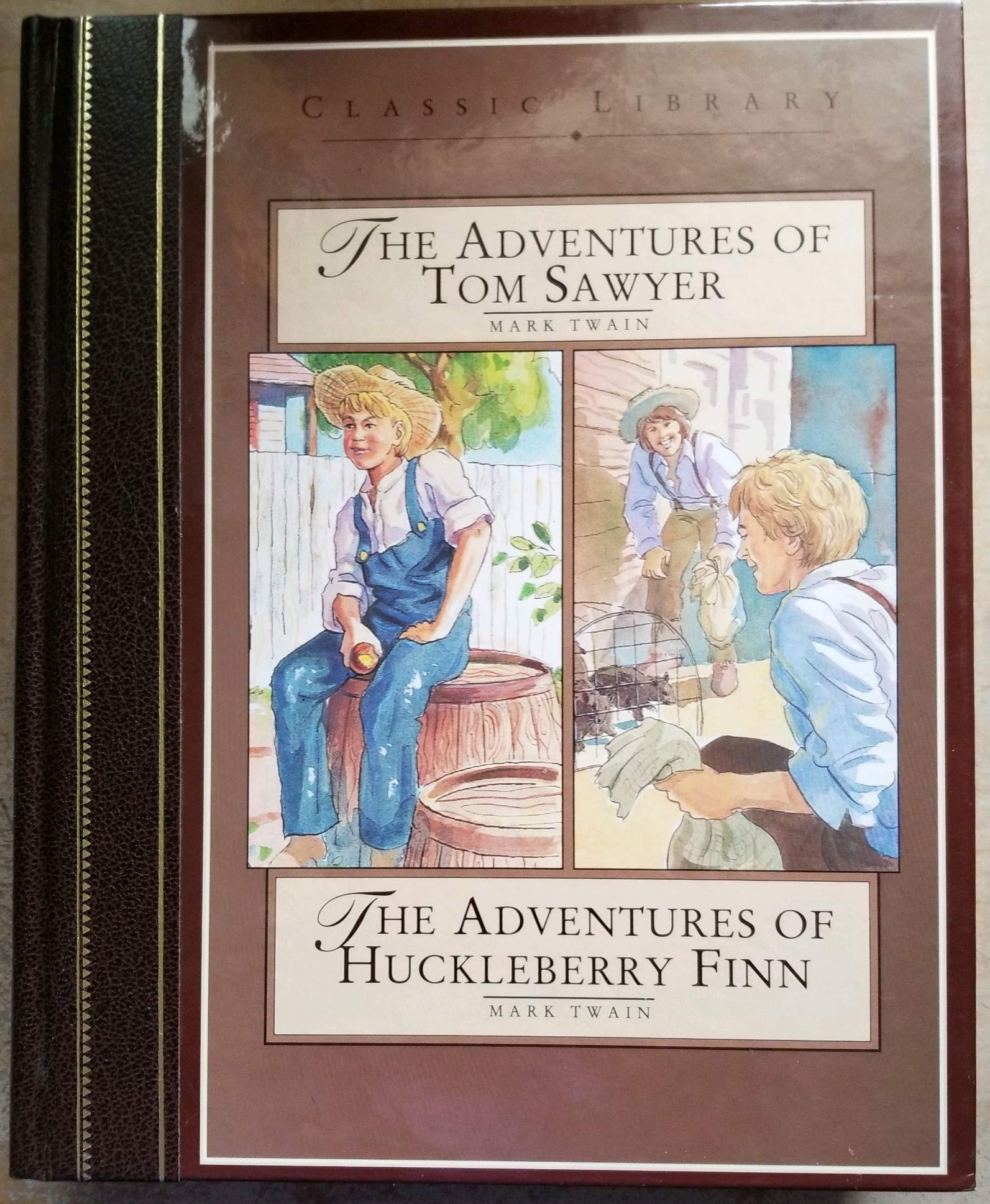 The Adventures of Tom Sawyer: The Adventures of Huckleberry Finn (Classic Library Series),Used