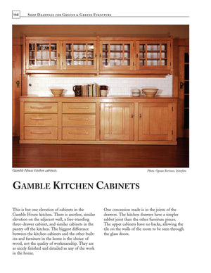 Shop Drawings for Greene & Greene Furniture: 23 American Arts and Crafts Masterpieces (Fox Chapel Publishing),Used