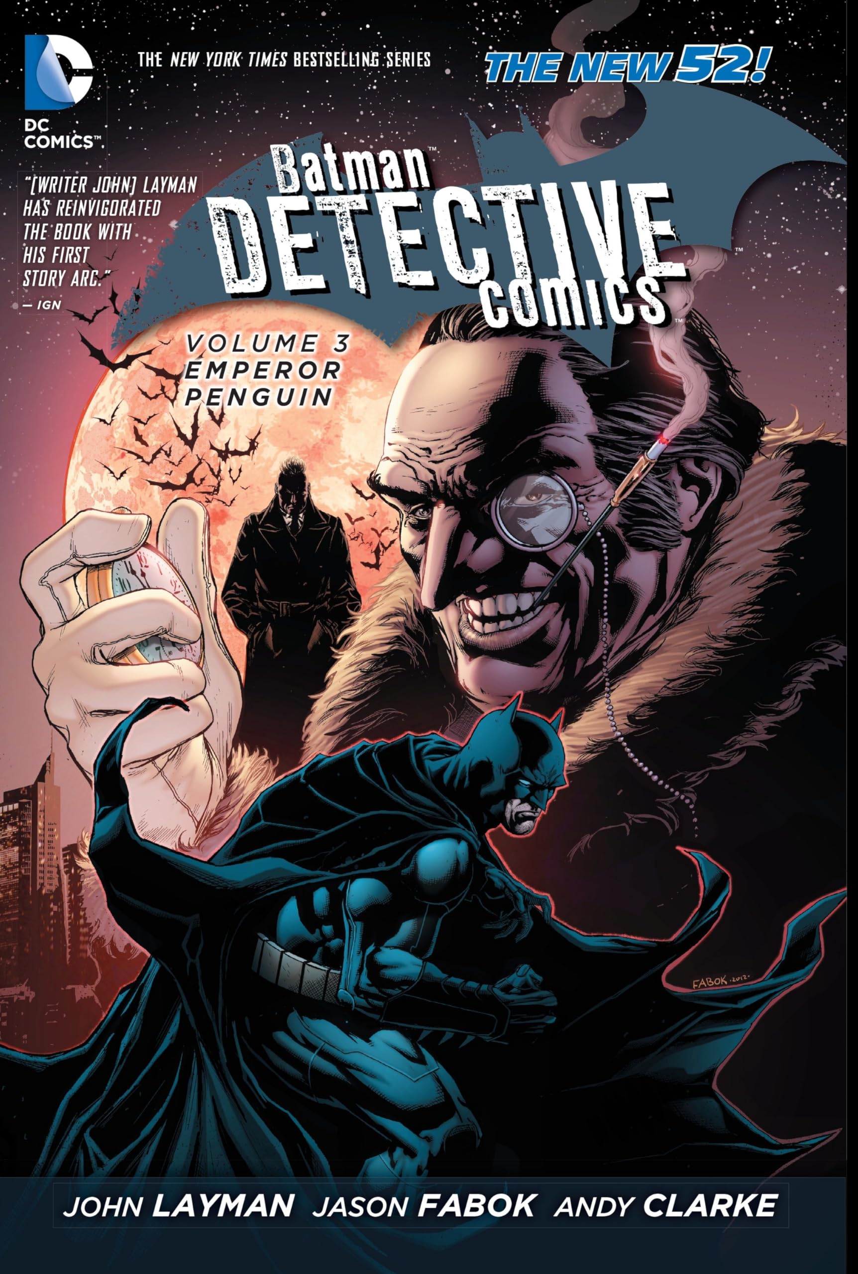 Batman Detective Comics 3: Emperor Penguin,Used