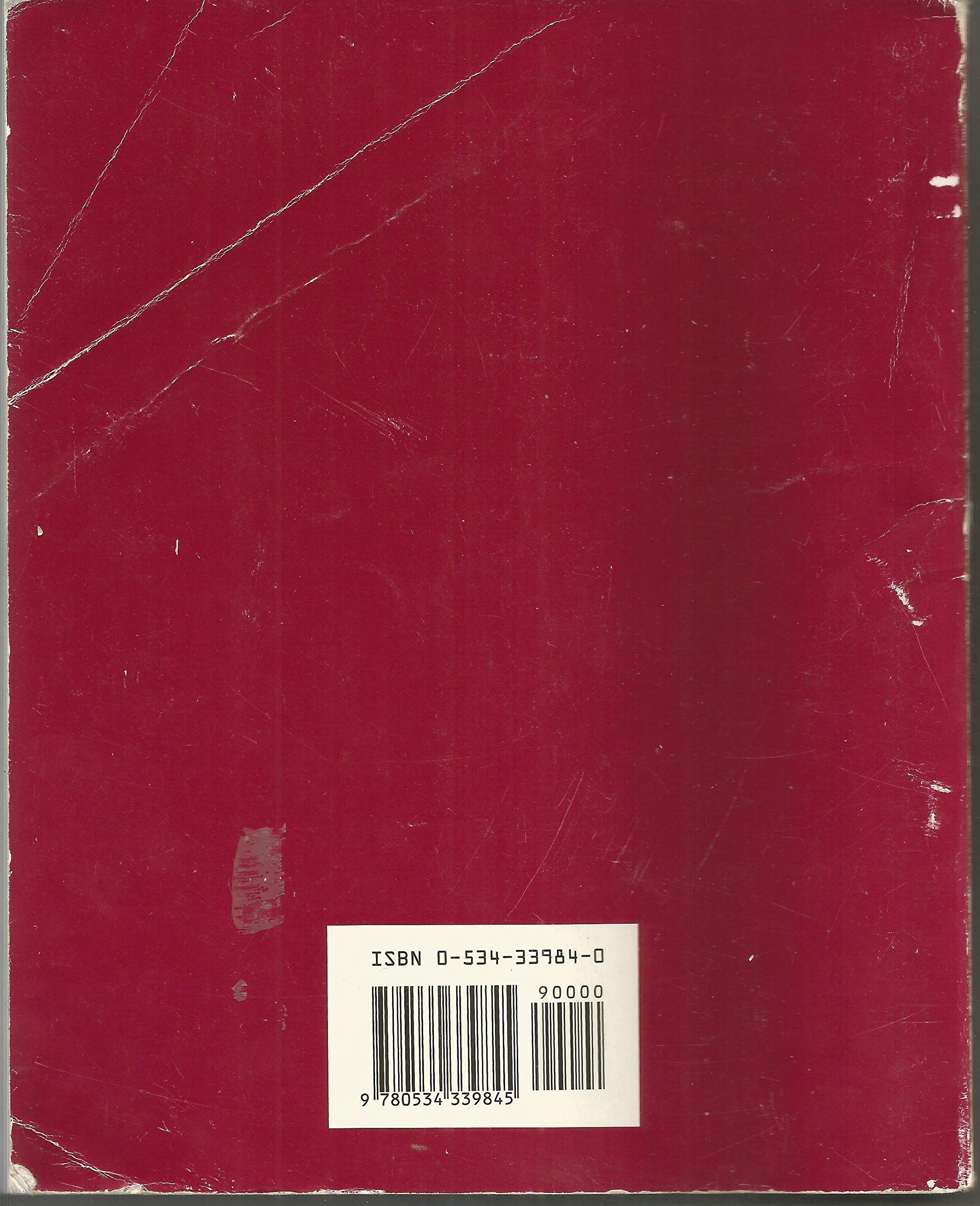 Student Solutions Manual for Stewart, Redlin, and Watson's College Algebra,Used