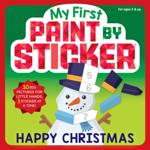 My 1St Paint By Sticker Happy Christmas