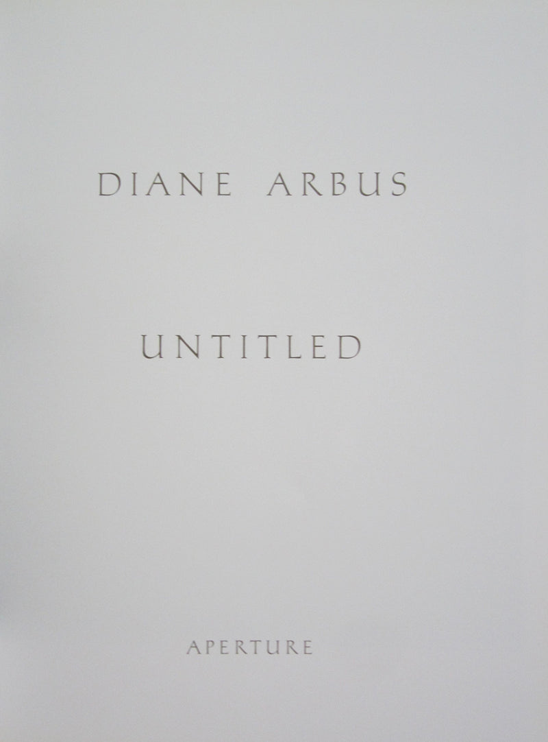 Diane Arbus: Untitled,Used